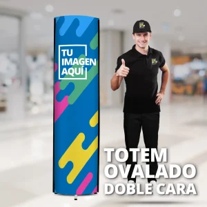 Totem Ovalado Doble Cara