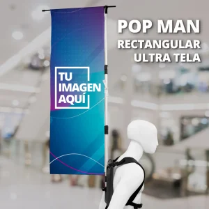 Pop Man Rectangular Ultra Tela