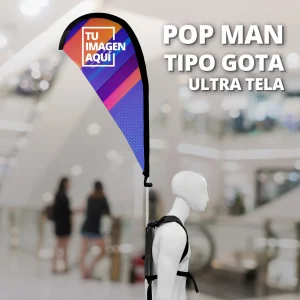 Pop Man Tipo Gota Ultra Tela
