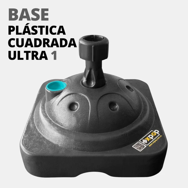 Base Plastica Cuadrada Ultra 1-ID